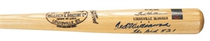 Ted Williams Signed and Inscribed "The Kid" Baseball Bat